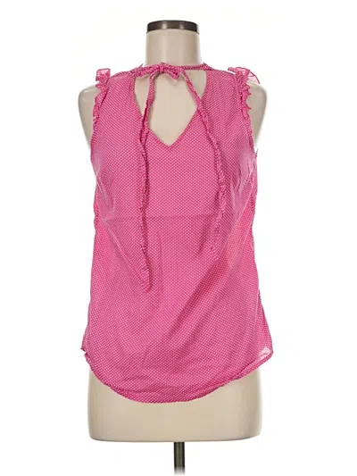 Pre-owned Gap Outlet Sleeveless Blouse In Pink