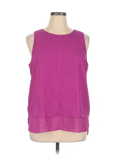 Pre-owned Gap Outlet Sleeveless Blouse In Purple