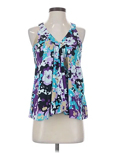 Pre-owned Gap Outlet Sleeveless Blouse In Purple