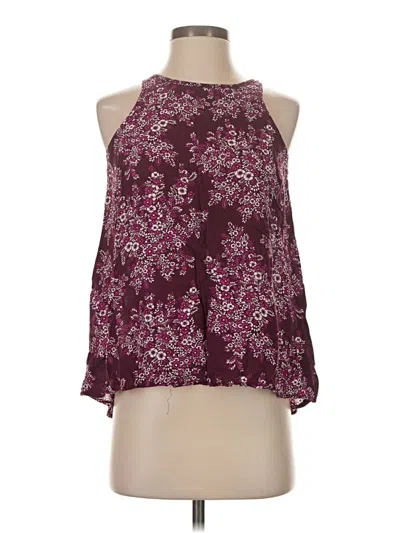 Pre-owned Gap Outlet Sleeveless Blouse In Purple
