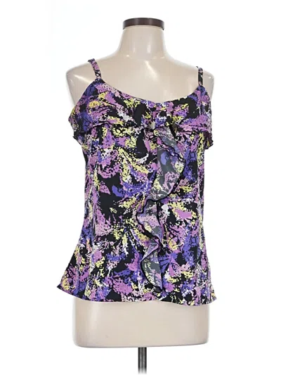Pre-owned Gap Outlet Sleeveless Blouse In Purple