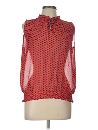 Pre-owned Gap Outlet Sleeveless Blouse In Red