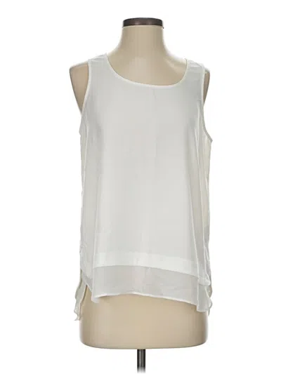 Pre-owned Gap Outlet Sleeveless Blouse In White