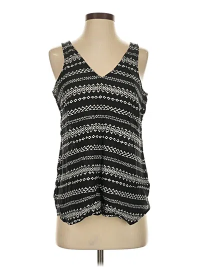 Pre-owned Gap Outlet Sleeveless Top Black V-neck Tops