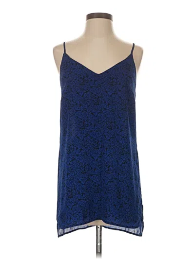 Pre-owned Gap Outlet Sleeveless Top Blue Halter Neckline Tops