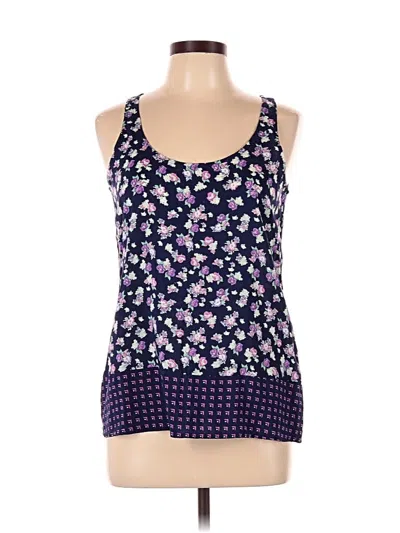 Pre-owned Gap Outlet Sleeveless Top Blue Halter Neckline Tops