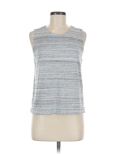 Pre-owned Gap Outlet Sleeveless Top Gray Boatneck Tops