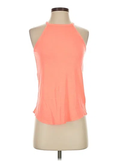 Pre-owned Gap Outlet Sleeveless Top Orange Halter Neckline Tops