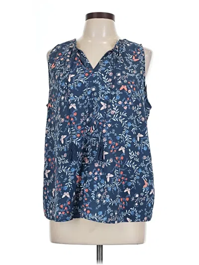 Pre-owned Gap Outlet Sleeveless T-shirt In Blue