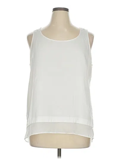 Pre-owned Gap Outlet Sleeveless T-shirt In White