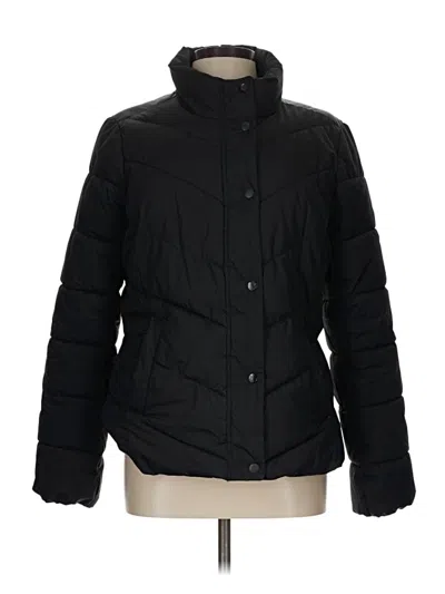Pre-owned Gap Outlet Snow Jacket In Black