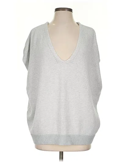 Pre-owned Gap Outlet Sweater Vest In Silver