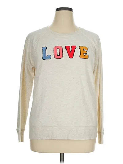 Pre-owned Gap Outlet Sweatshirt In Silver