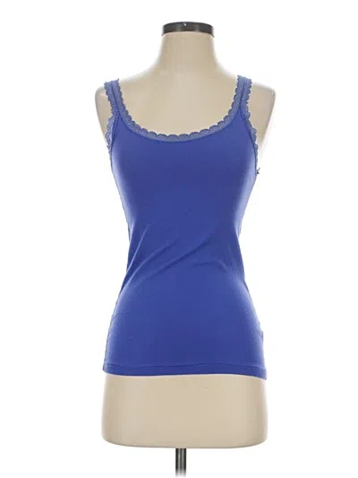 Pre-owned Gap Outlet Tank Top Blue Sweetheart Neckline Tops