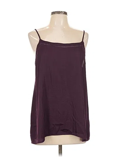 Pre-owned Gap Outlet Tank Top Burgundy Halter Neckline Tops
