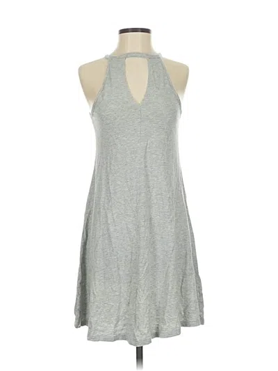 Pre-owned Gap Outlet Tank Top Gray Halter Neckline Tops