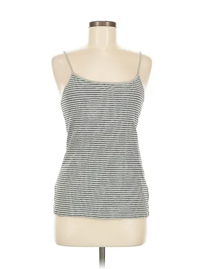 Pre-owned Gap Outlet Tank Top Gray Strapless Neckline Tops