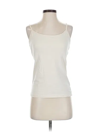 Pre-owned Gap Outlet Tank Top Ivory Strapless Neckline Tops In White