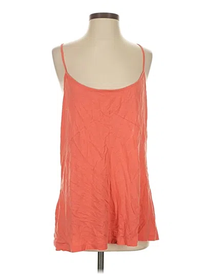 Pre-owned Gap Outlet Tank Top Orange Halter Neckline Tops