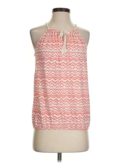 Pre-owned Gap Outlet Tank Top Orange Halter Neckline Tops