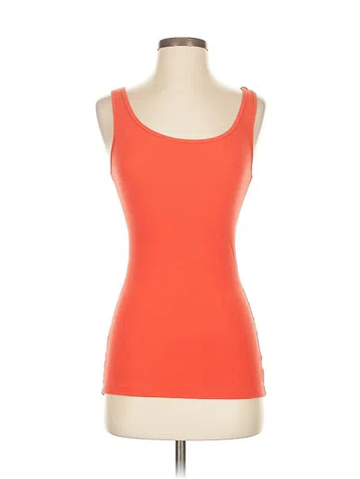 Pre-owned Gap Outlet Tank Top Orange Strapless Neckline Tops