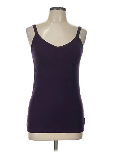 Pre-owned Gap Outlet Tank Top Purple Sweetheart Neckline Tops