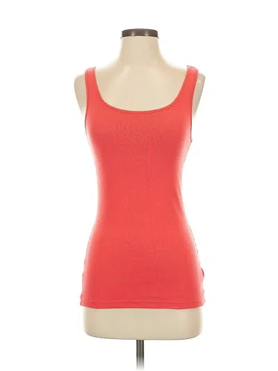 Pre-owned Gap Outlet Tank Top Red Sweetheart Neckline Tops