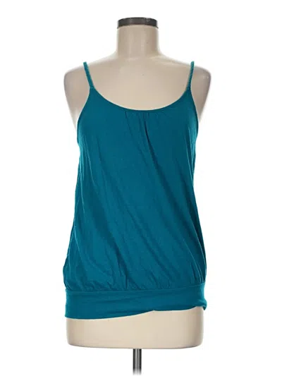 Pre-owned Gap Outlet Tank Top Teal Strapless Neckline Tops
