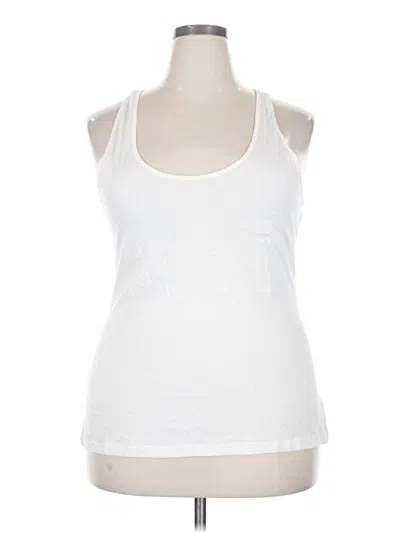 Pre-owned Gap Outlet Tank Top White Halter Neckline Tops