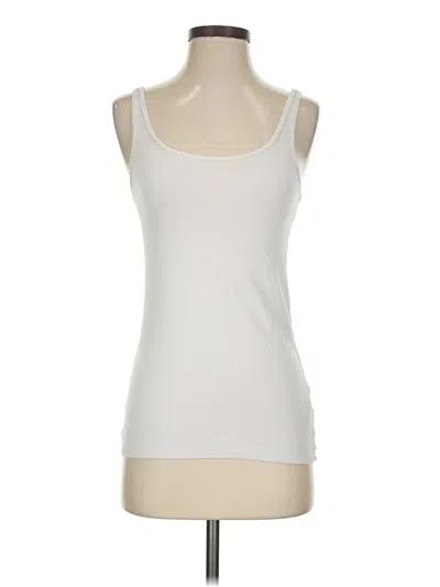 Pre-owned Gap Outlet Tank Top White Strapless Neckline Tops
