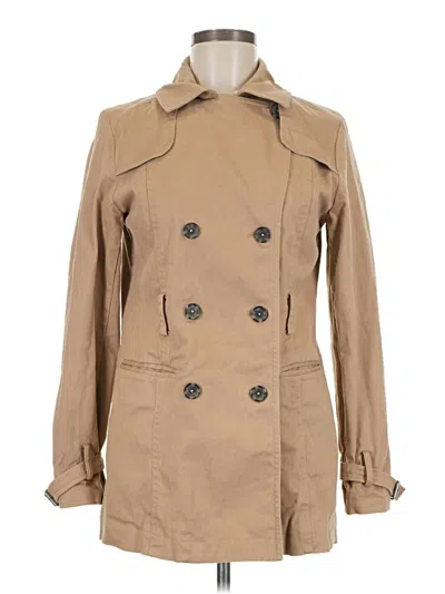 Pre-owned Gap Outlet Trenchcoat In Brown