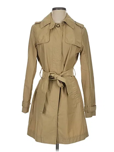 Pre-owned Gap Outlet Trenchcoat In Tan