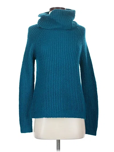 Pre-owned Gap Outlet Turtleneck Sweater In Blue