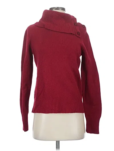 Pre-owned Gap Outlet Turtleneck Sweater In Burgundy