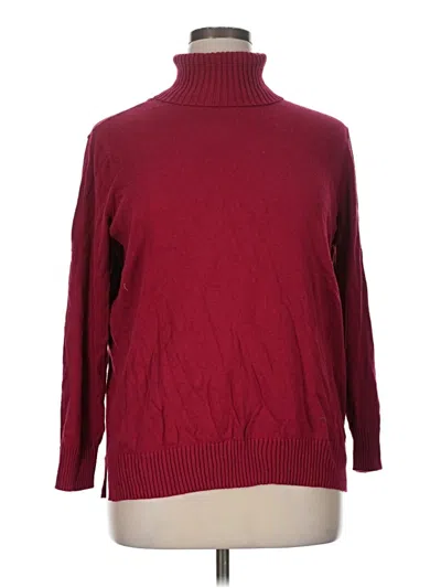 Pre-owned Gap Outlet Turtleneck Sweater In Burgundy