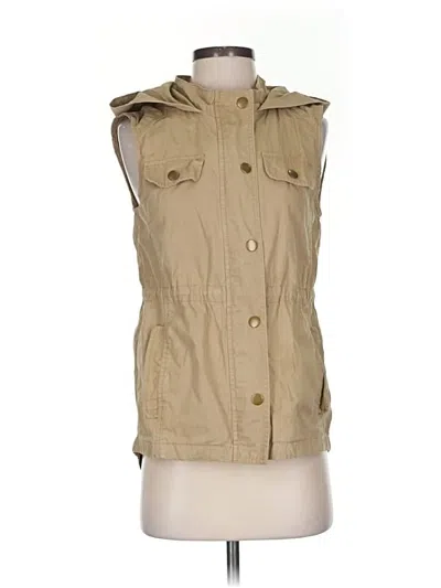 Pre-owned Gap Outlet Vest In Tan