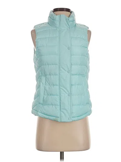 Pre-owned Gap Outlet Vest In Teal