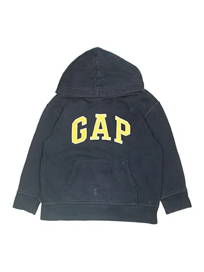 Pre-owned Gap Outlet Kids' Zip Up Hoodie In Blue