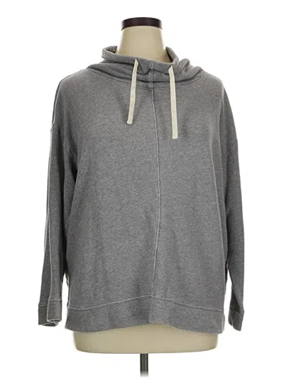 Pre-owned Gap Outlet Zip Up Hoodie In Gray