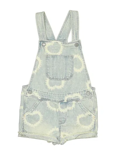 Pre-owned Gap Kids' Overall Shorts In Blue