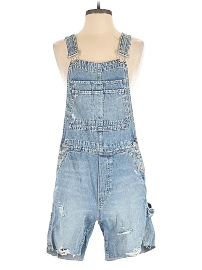 Pre-owned Gap Overall Shorts In Blue