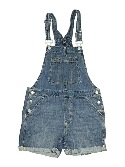Pre-owned Gap Overall Shorts In Blue
