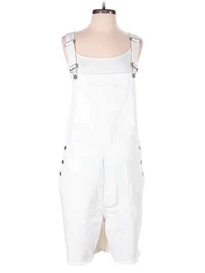 Pre-owned Gap Overall Shorts In White