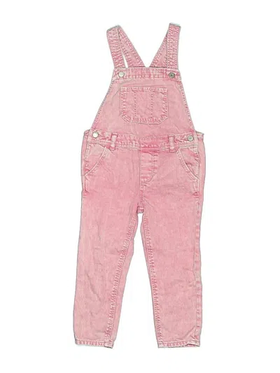 Pre-owned Gap Kids' Overalls In Pink