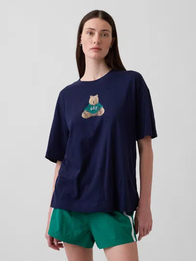 Gap Oversized Brannan Bear Logo T-shirt
