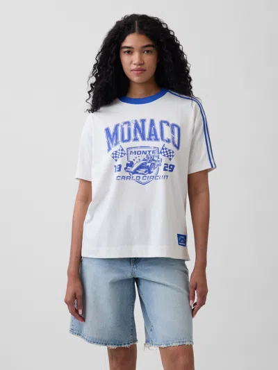 Gap Oversized Graphic T-shirt In White