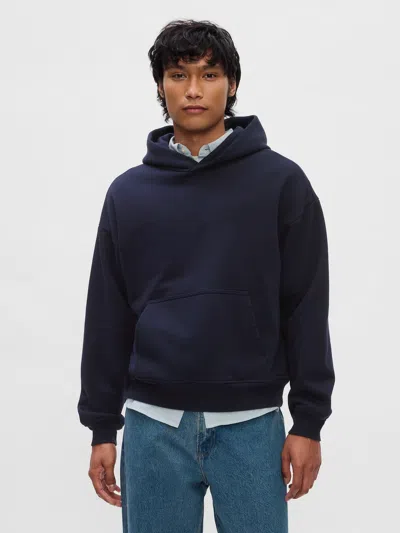 Gap Oversized Heavyweight Hoodie In Dark Night