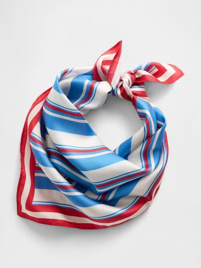 Gap Oversized Silk Bandana In Brown