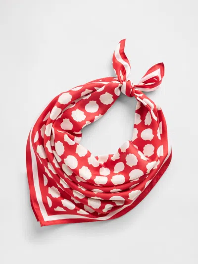 Gap Oversized Silk Bandana In Brown