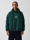 Gap Oversized Track Jacket In Green